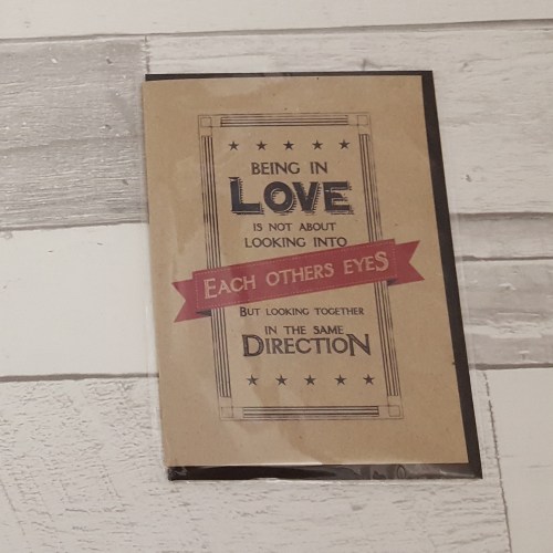 Being In Love Card